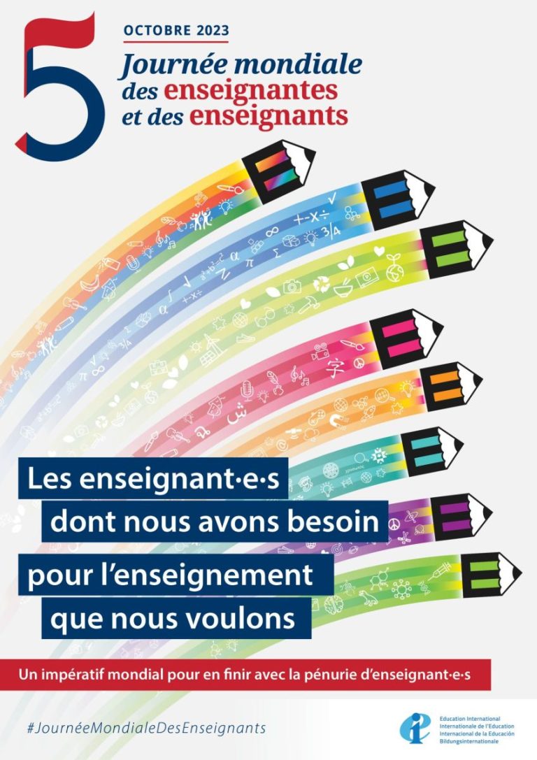 Journée mondiale des enseignantes et des enseignants 2023 CSSDN