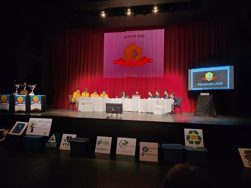 Olympiades Réussite-Jeunesse du centre de formation en entreprise et récupération (CFER) des Navigateurs - 2024