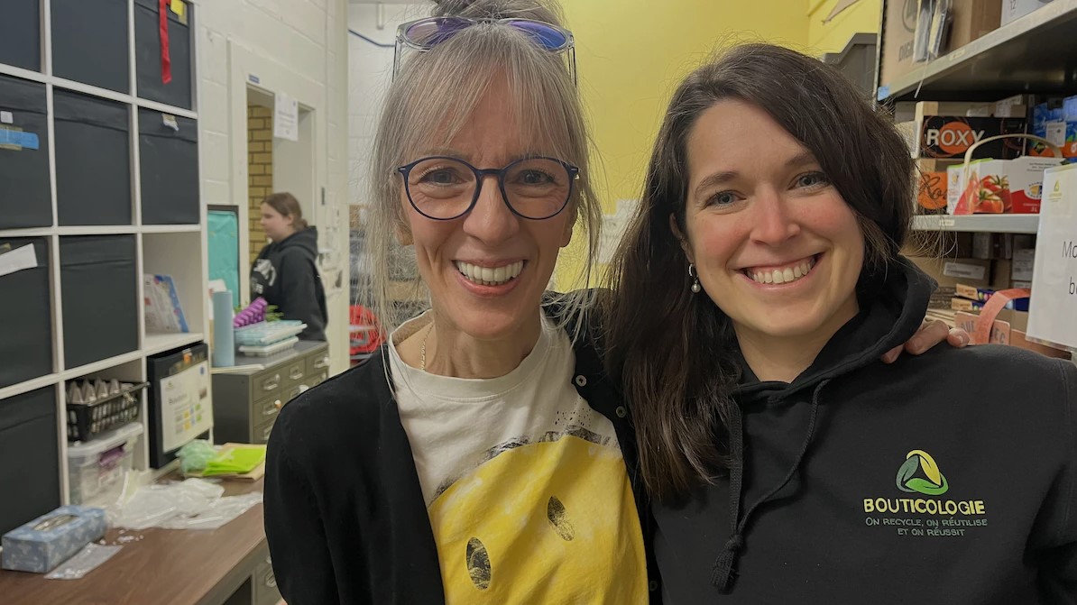 Lise Simard, conseillère pédagogique du Centre d'éducation des adultes des Navigateurs et Anne-Marie Croteau, enseignante au programme de participation sociale.