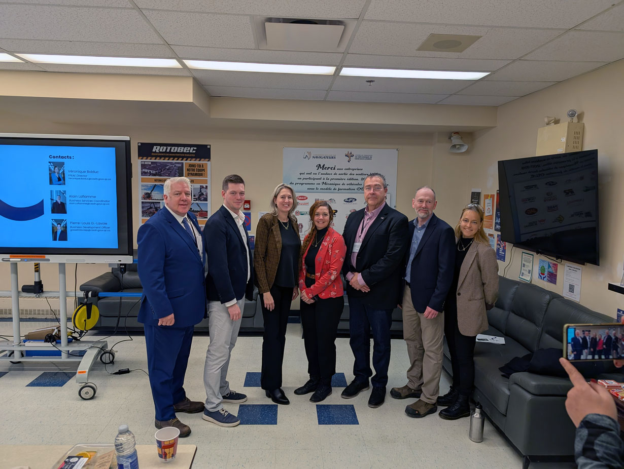 Visite de Naval Québec : le CSSDN au cœur du développement des compétences en construction navale - Groupe