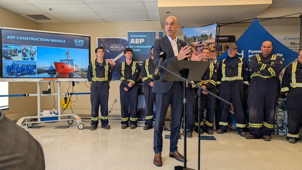 AEP Construction navale au CFMVL de Lévis – Succès de la première cohorte et investissement de 1,4 M$ de Davie - 07