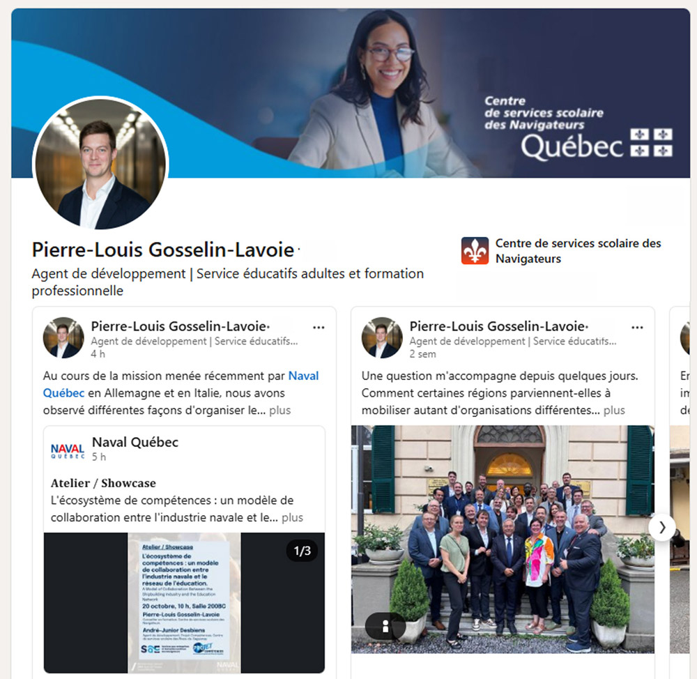 Pierre-Louis Gosselin-Lavoie LinkedIn